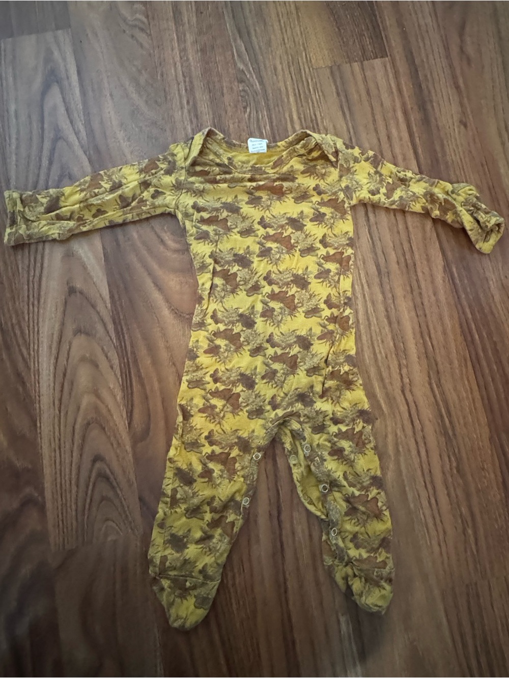 kate quinn Yellow Floral Footed One-Piece